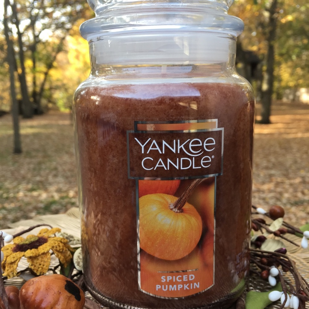 Yankee Candle Spiced Pumpkin Fall Halloween